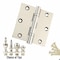 Embassy 3-1/2 x 3-1/2 Solid Brass Hinge, Polished Nickel Finish with Steeple Tips 3535BBUS14S-1 - alternate 7